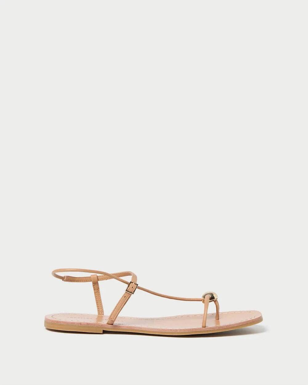 NEW LOEFFLER RANDALL women's lara leather sandal in dune